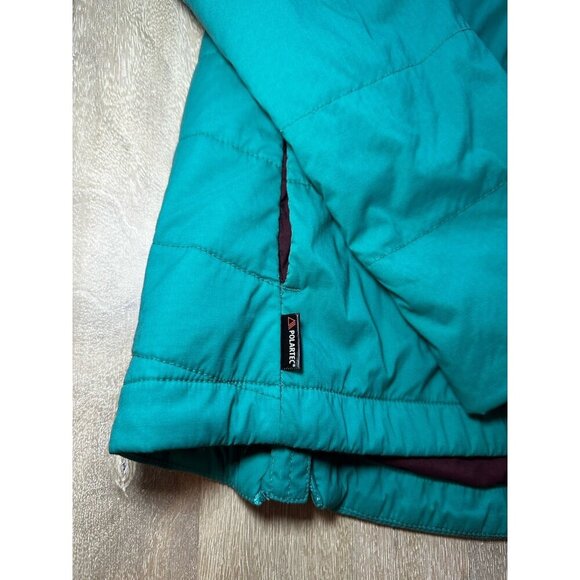 Strafe Women's Sunnyside Alpha Anorak Puffer in Teal and Maroon Size Small - Picture 3 of 8